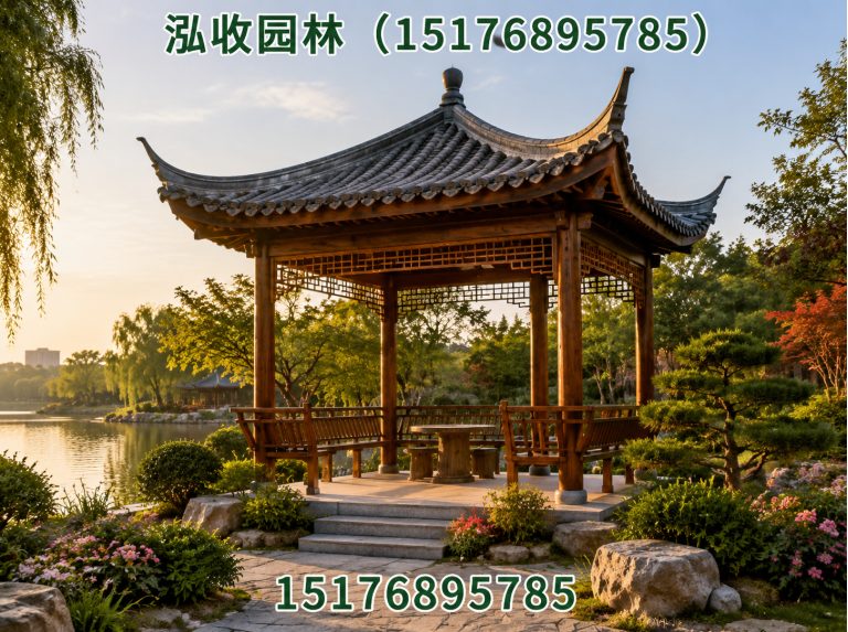 博尔塔拉京津冀防腐木工程展示图